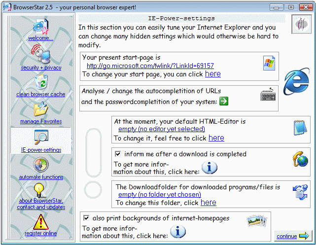 BrowserStar Screenshot